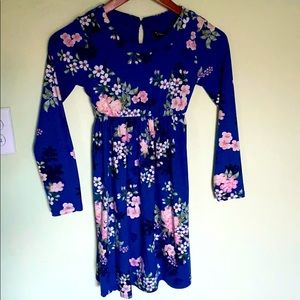 Girls’ Xtraordinary Floral Jersey Dress